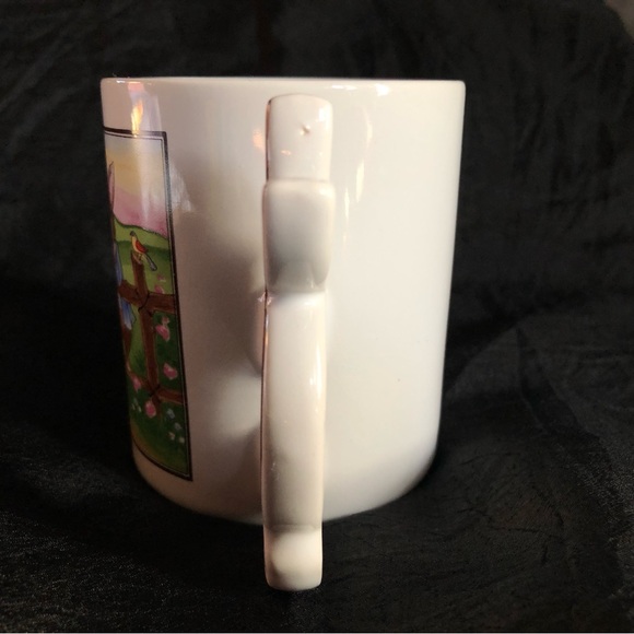 Vintage Country Rabbit Mug with Cute Handle - Made in Japan - Picture 8 of 15